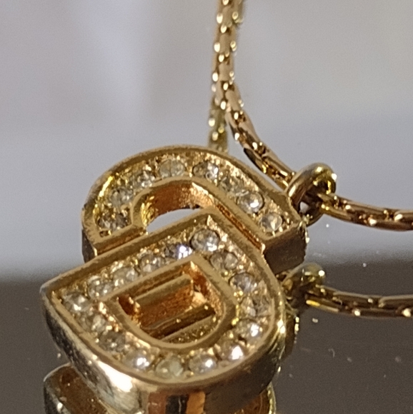 Christian Dior Petit CD Signature 💖 CD Logo Cryst - Picture 6 of 10